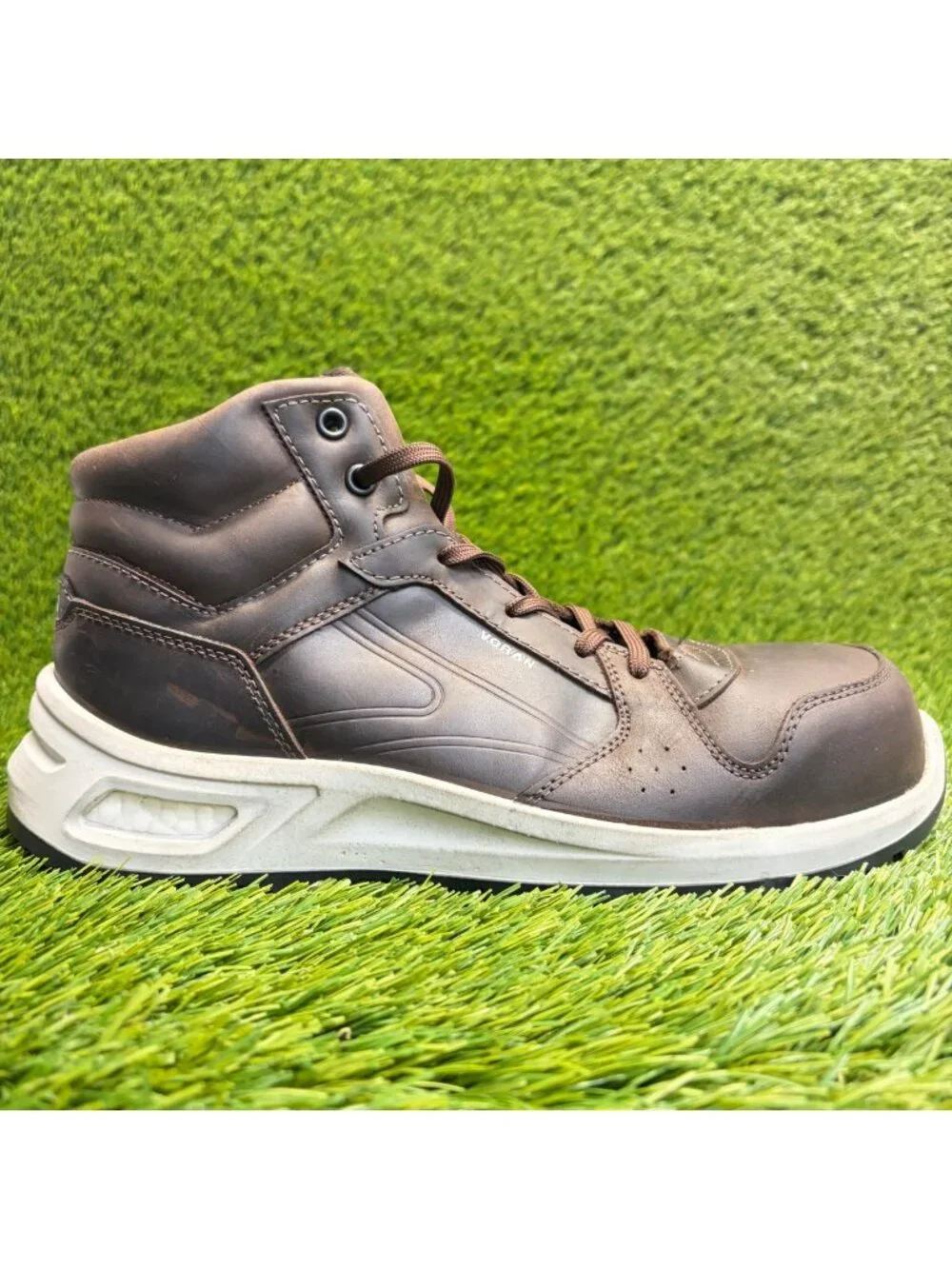 Voran Sportsafe Energy 910 Mens Size 8.5 Brown Composite Toe Safety Work Boots